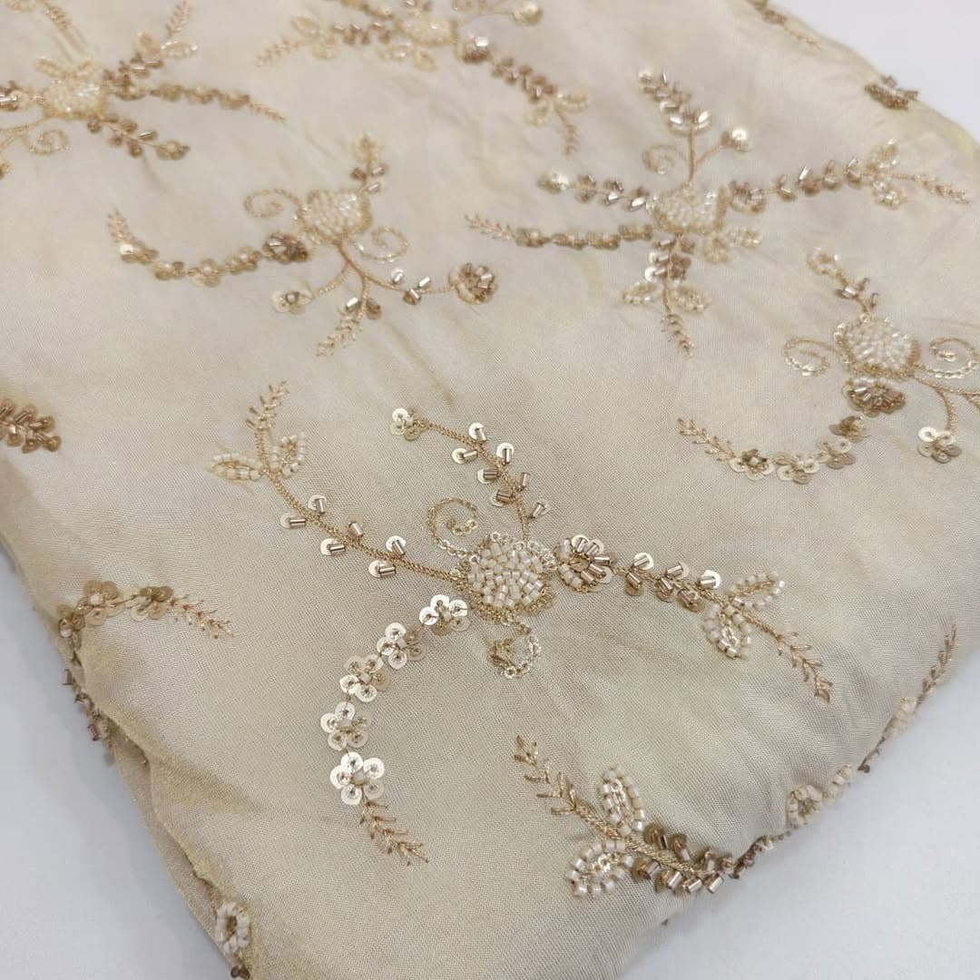 Premium Bridal Embroidery Fabric