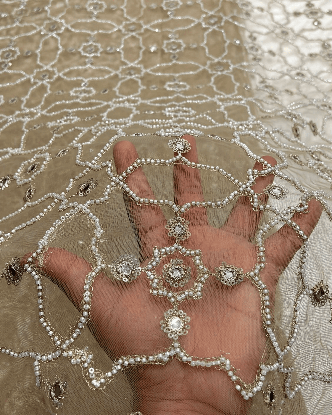 Premium Bridal Embroidery Fabric