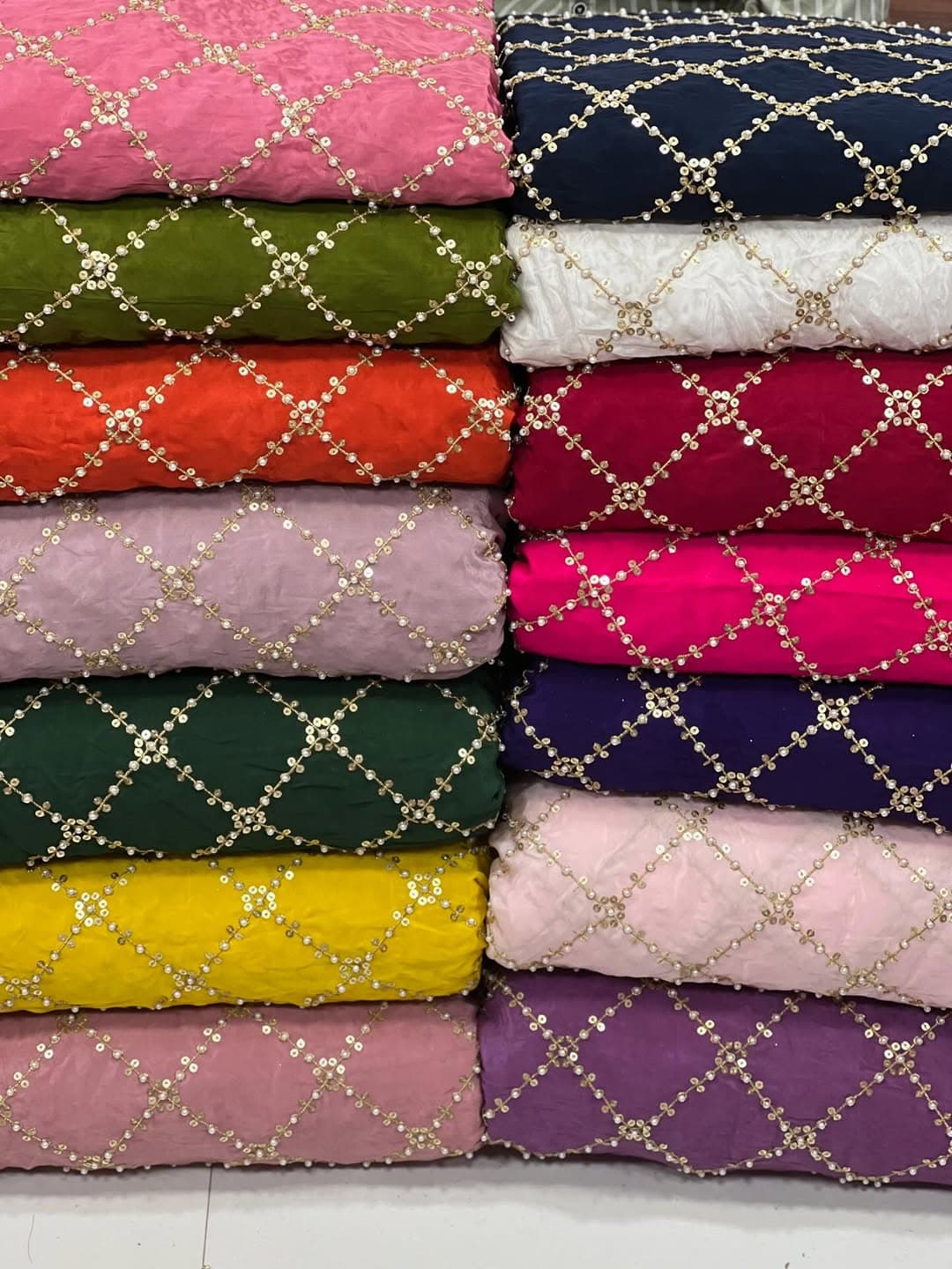 Premium Bridal Embroidery Fabric