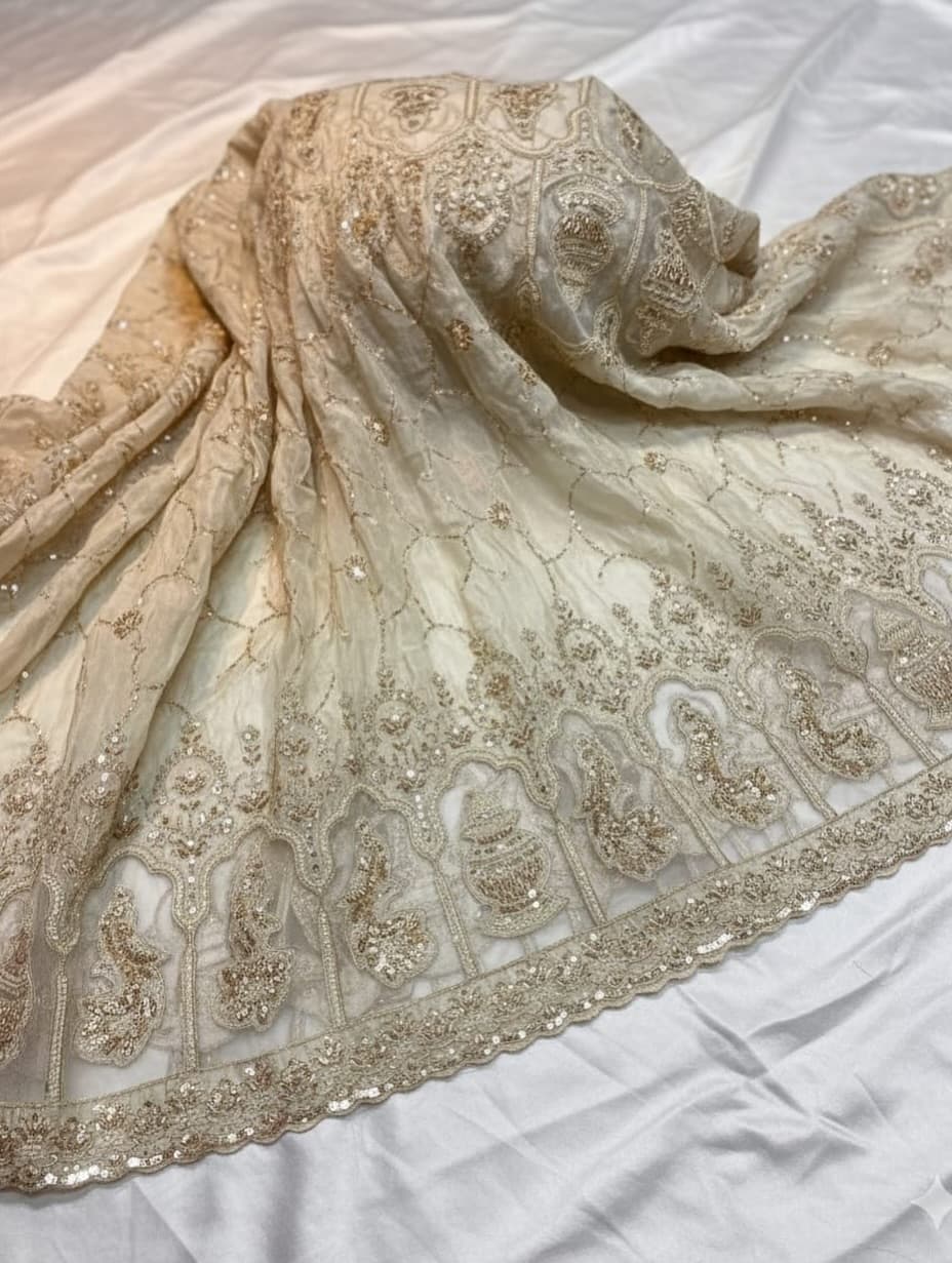 Premium Bridal Embroidery Fabric