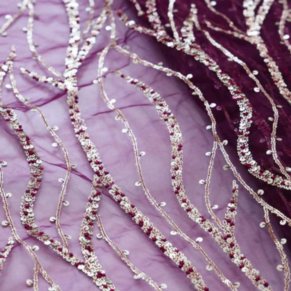 Premium Net Embroidery Fabric